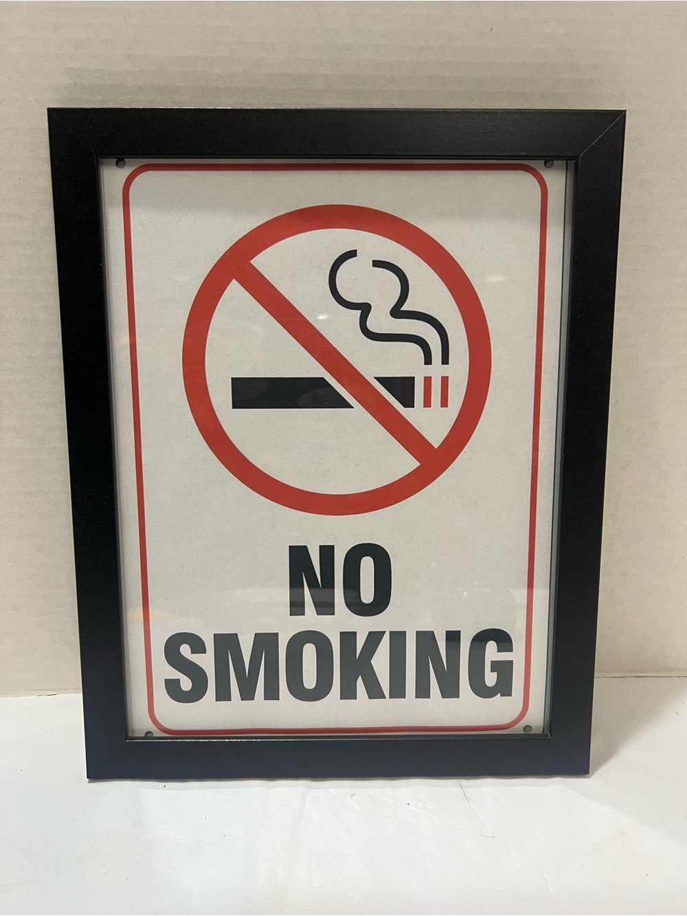 No Smoking Framed Print For Office 10”x12”
